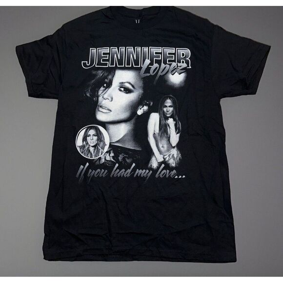Other - JLo Jennifer‎ Lopez new without tags Graphic T-Shirt Size Medium"all my love"